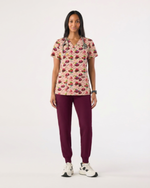 Catarina One-Pocket Scrub Top