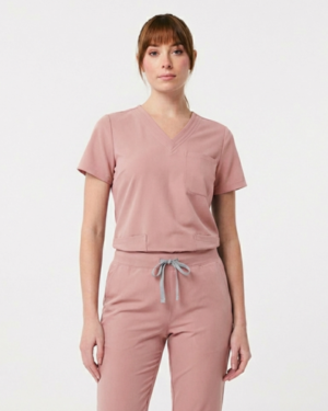 Catarnia One-Pocket Scrub Top